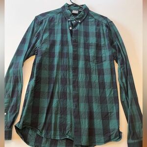 ASOS Green Plaid Men's Shirt